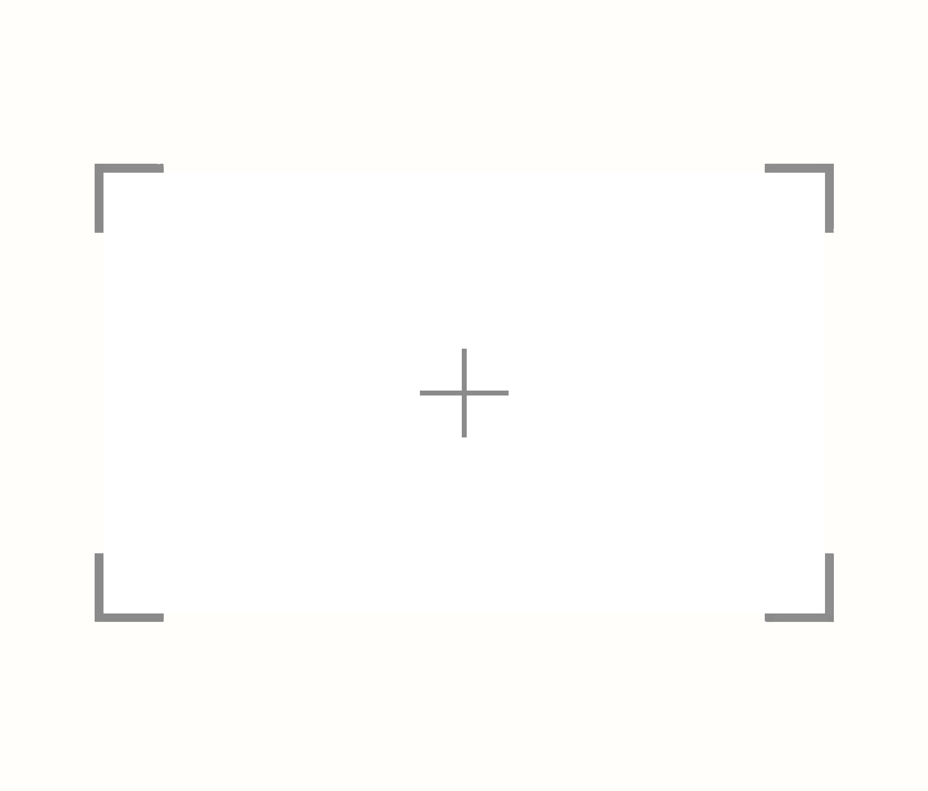 カメラからのぞいているように見える枠の画像