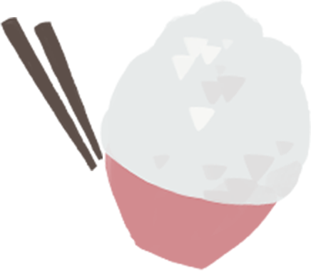 白米のイラスト