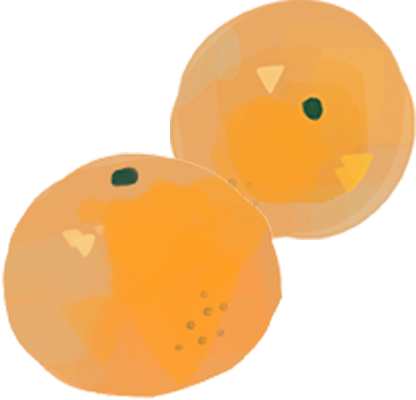 みかんのイラスト