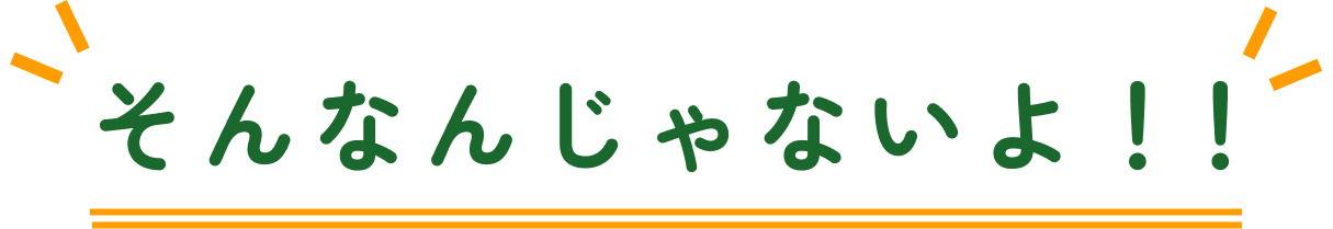 そんなんじゃないよ！！