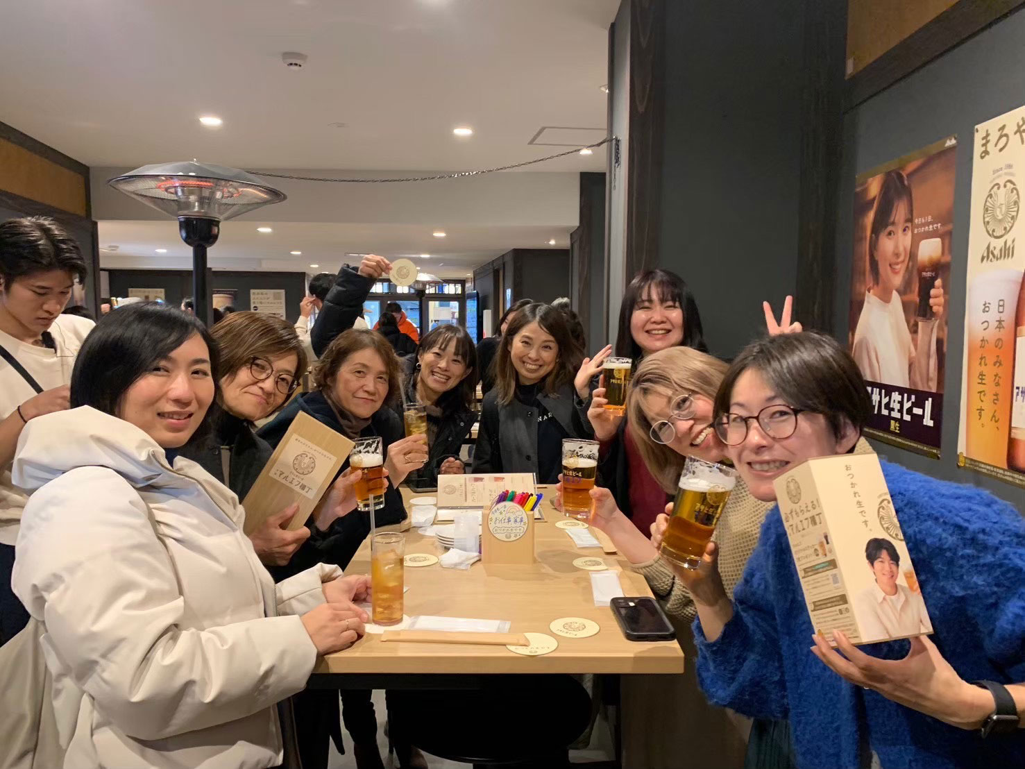 笑顔のメンバー