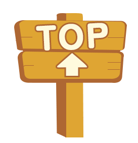 TOPへ移動できる看板のイラスト
