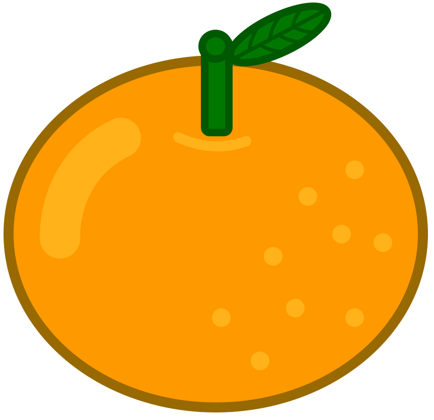 オレンジのイラスト
