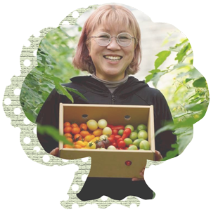 木の形と本田さんの画像